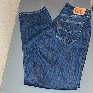 Levi Strauss Co Low Pro Straight Jeans Dark Wash Size 26 Women’s